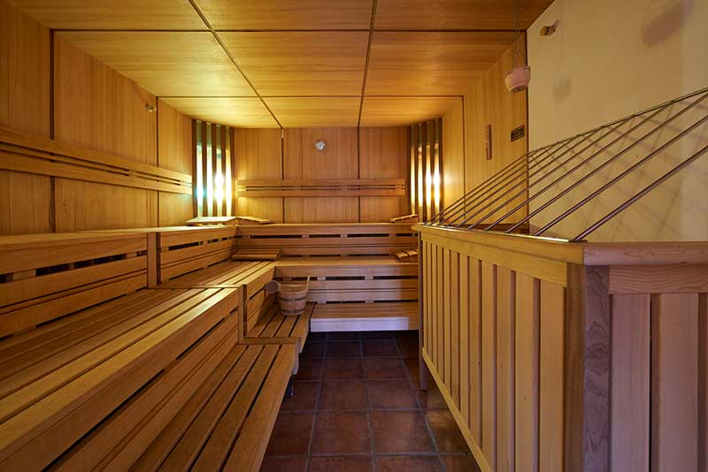 Sauna panoramica al Das Hotel Eden